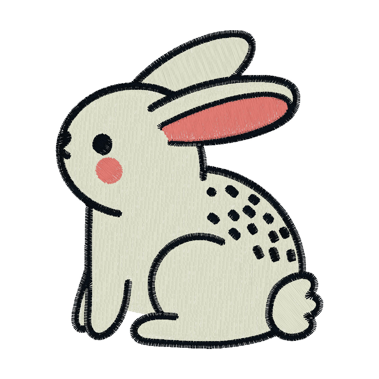 Bunny Rabbit digital stitch preview