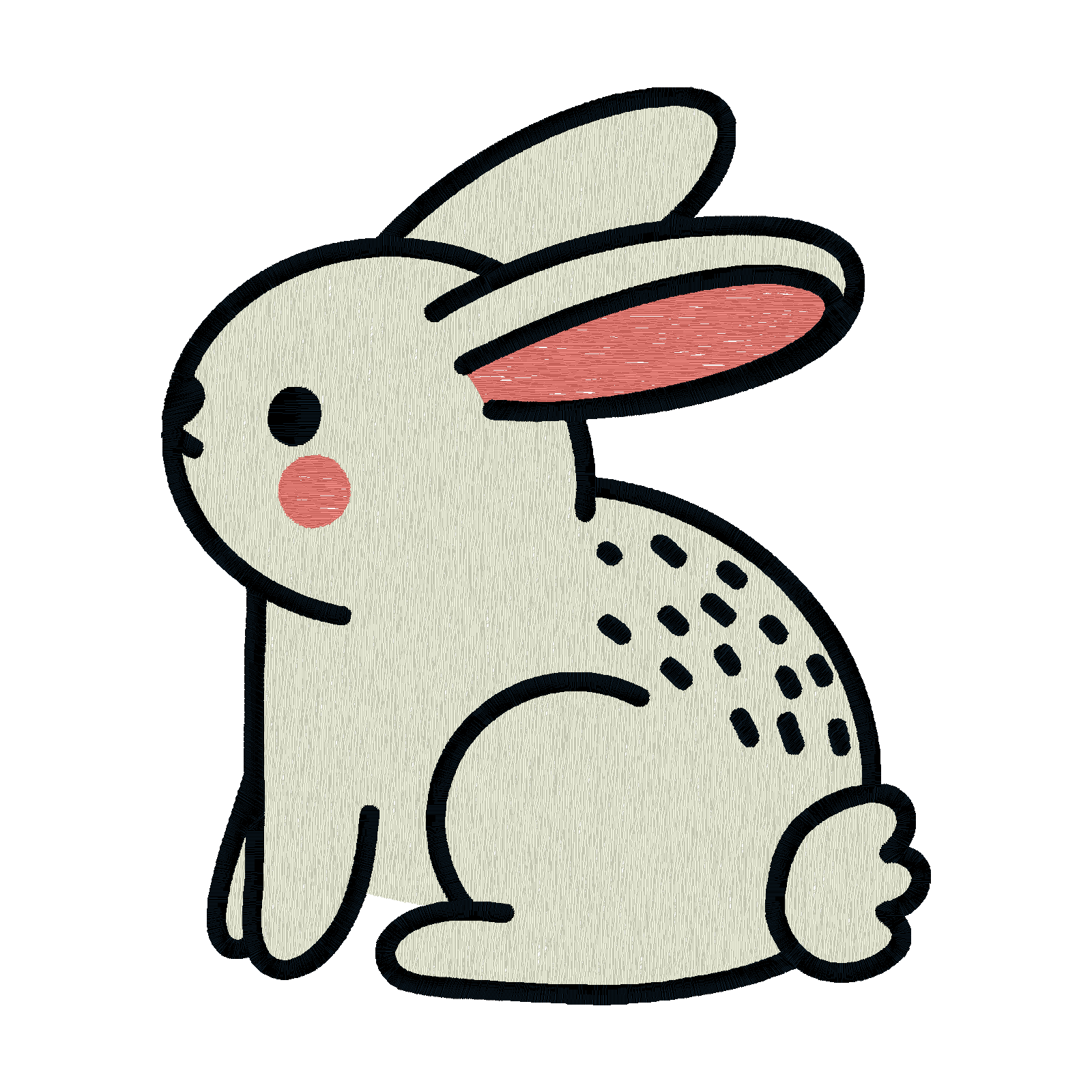 Bunnybuddy B digital stitch preview