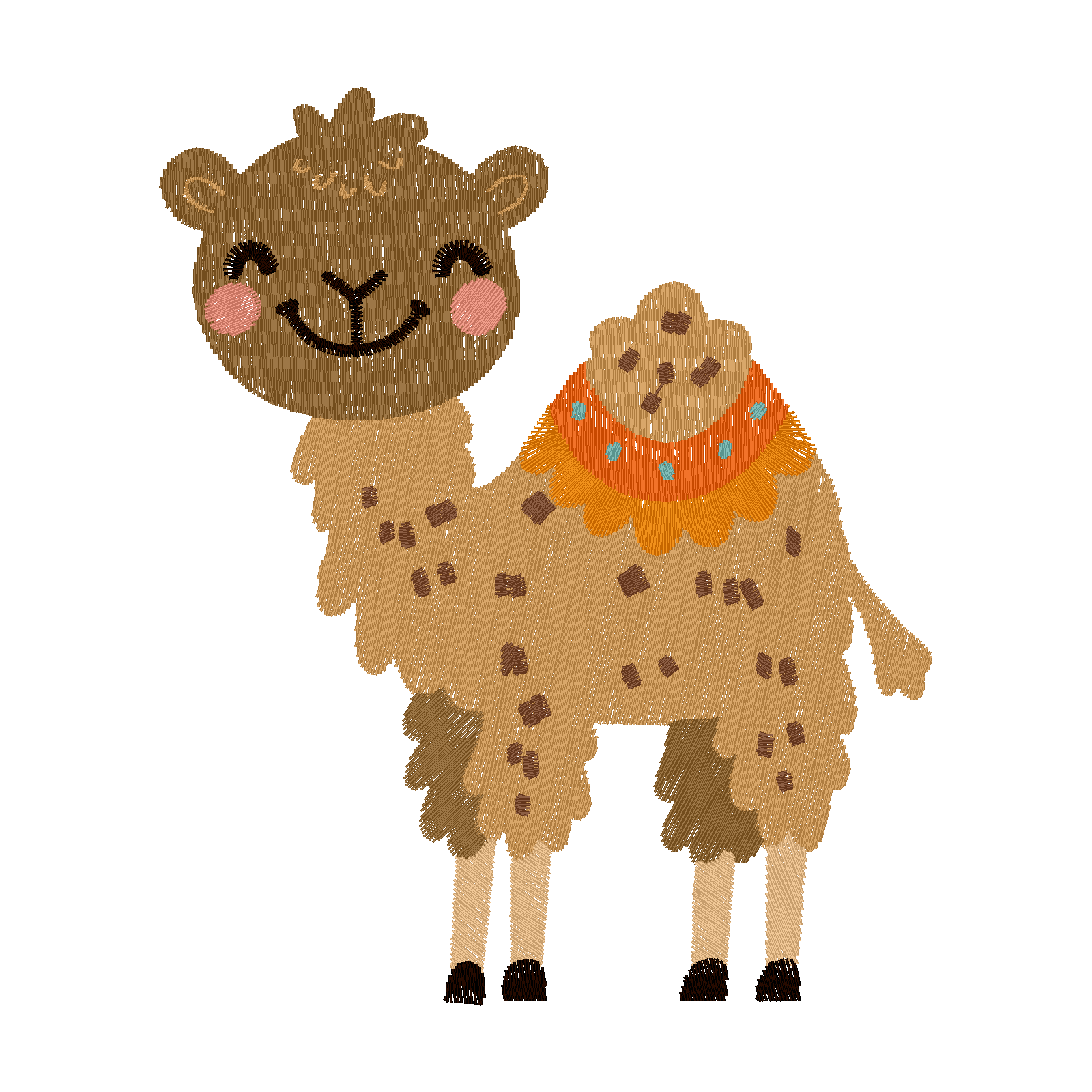 Camel Cutie digital stitch preview