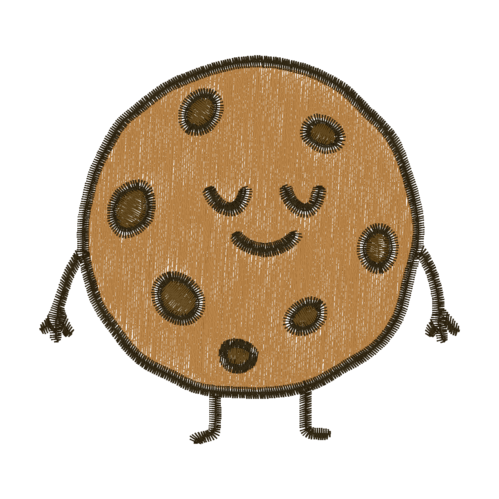 Chip the Cookie digital stitch preview
