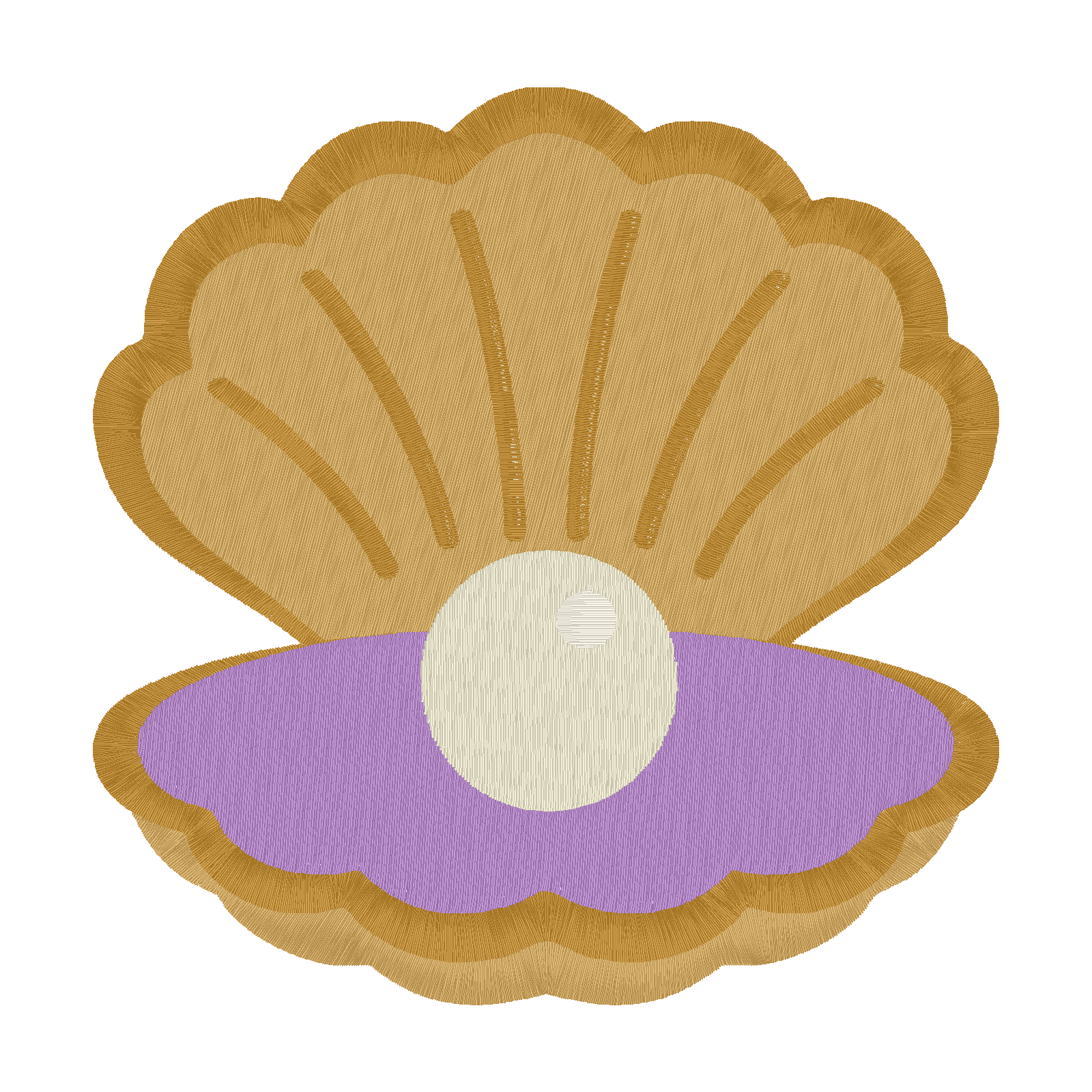 Clam and Pearl digital stitch preview