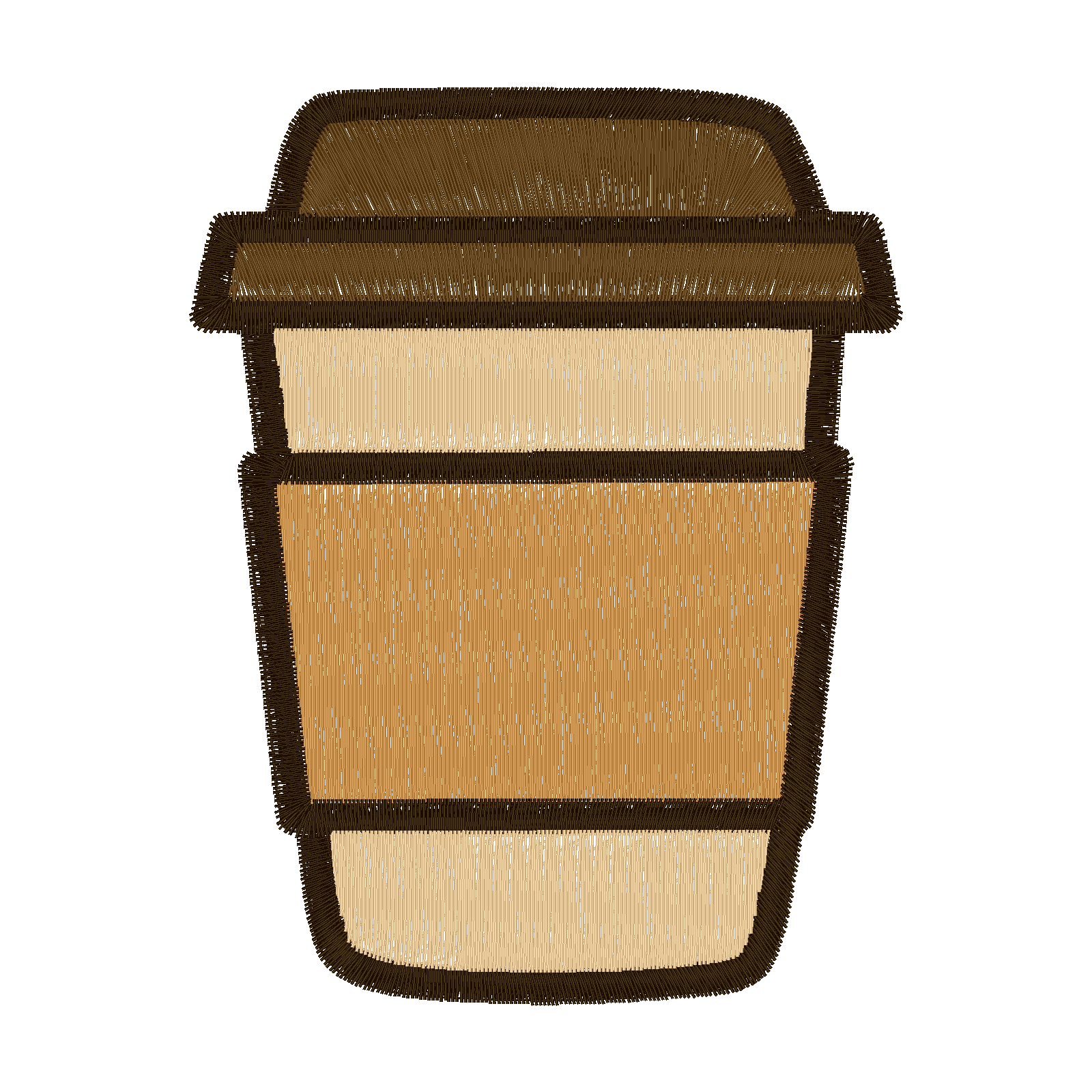 Coffee to Go digital stitch preview