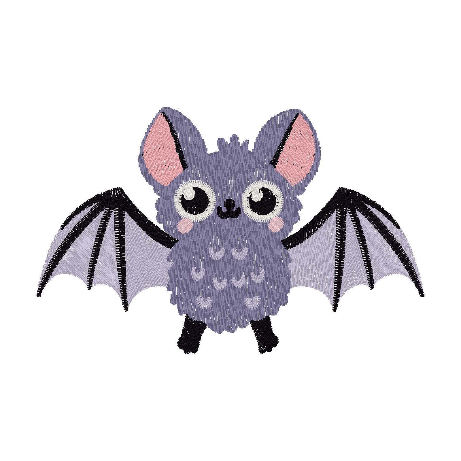 Cute Bat digital stitch preview