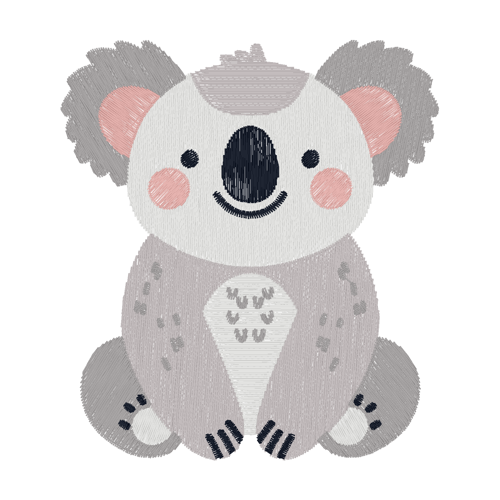 Cute Koala digital stitch preview
