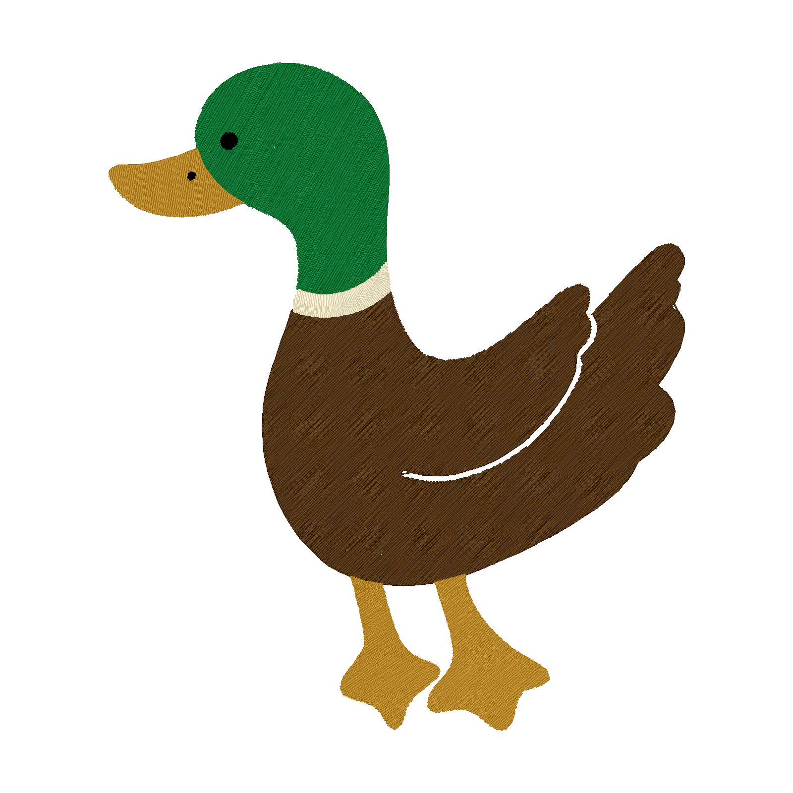 Dapper Duck digital stitch preview