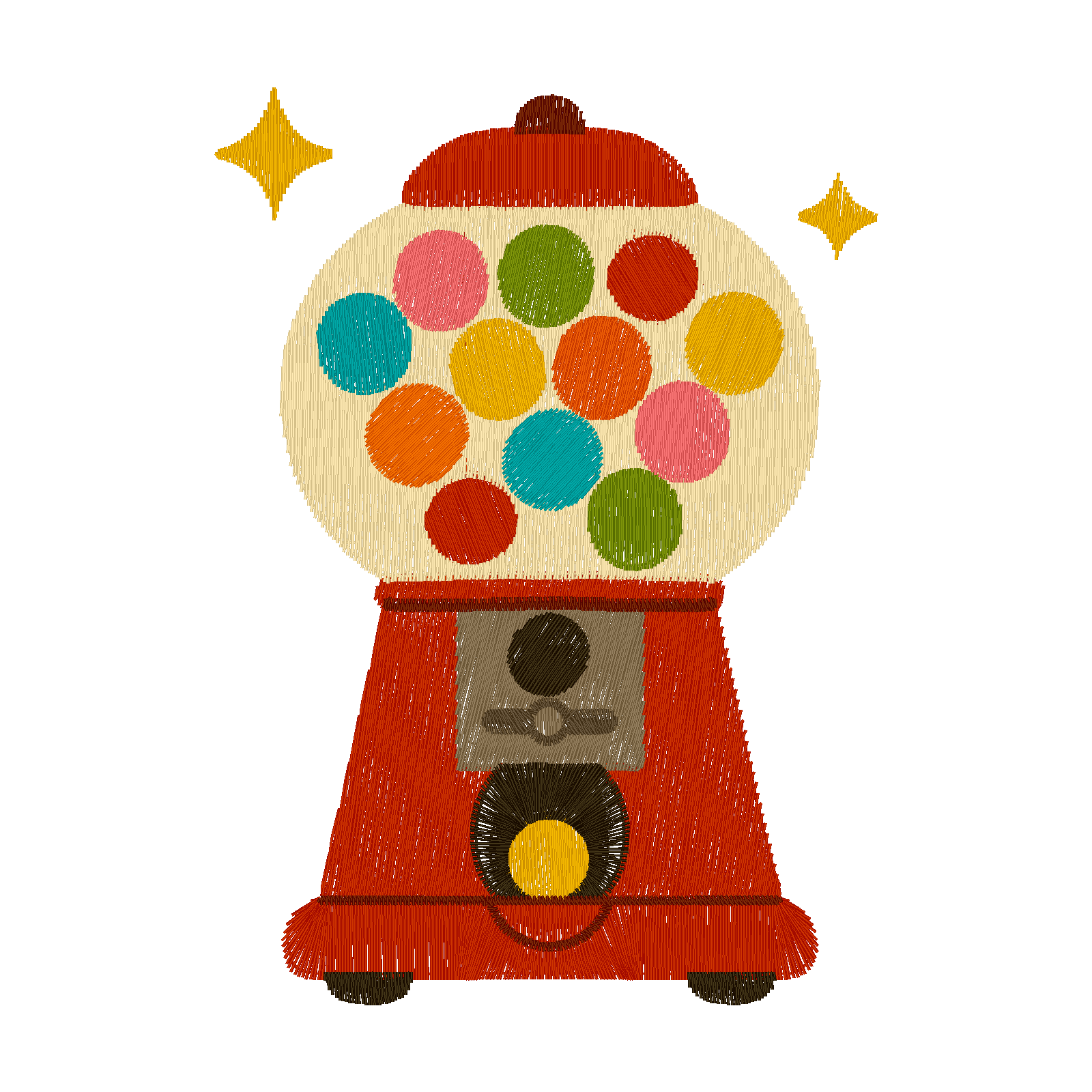 Gumball Machine digital stitch preview