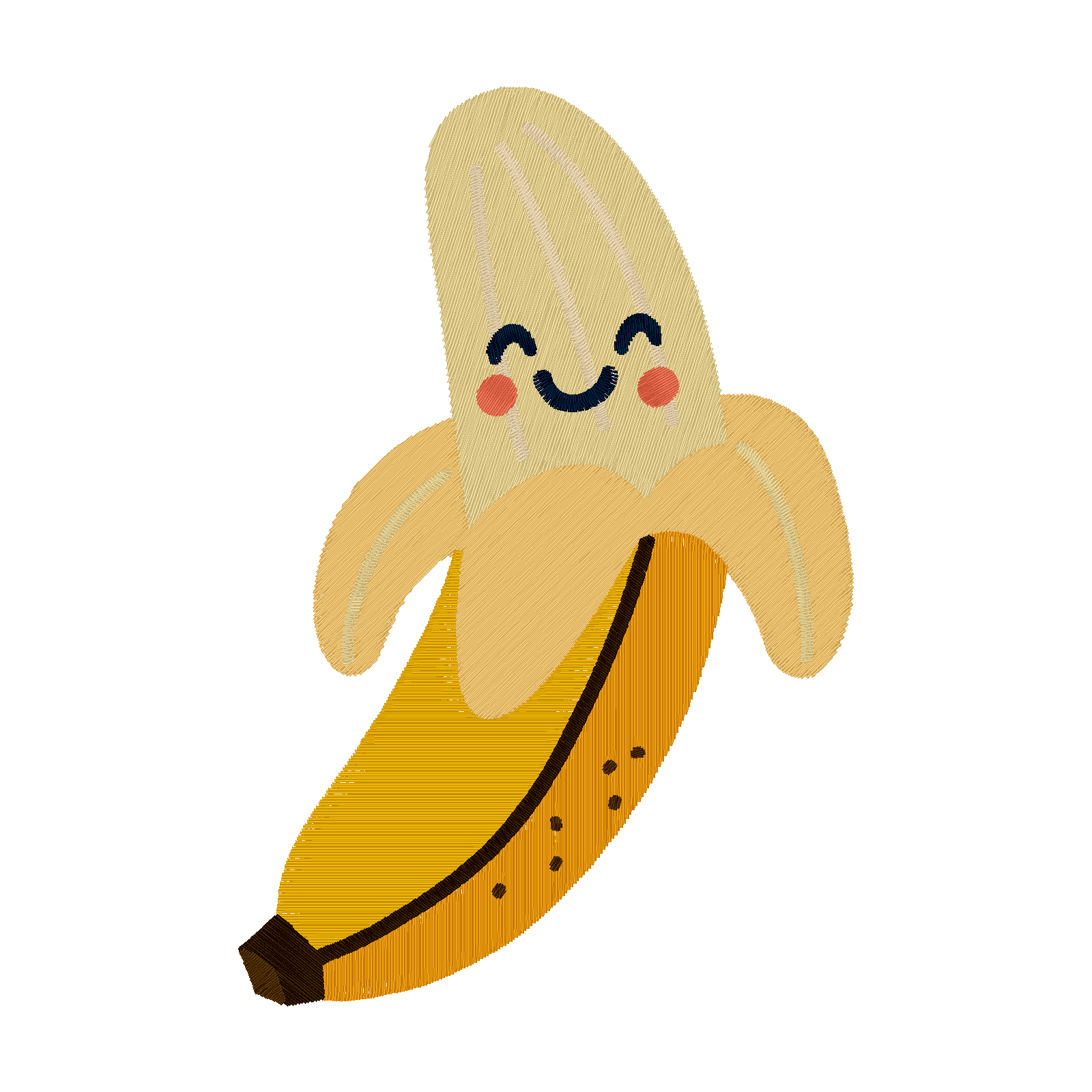 Happy Kawaii Banana stitch preview
