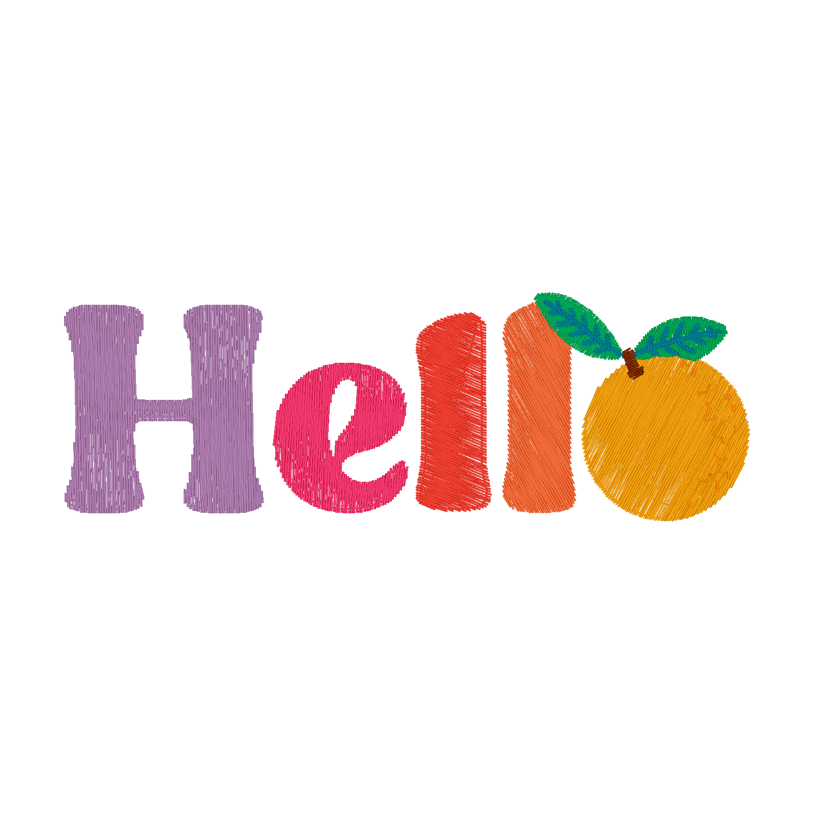 Hello digital stitch preview
