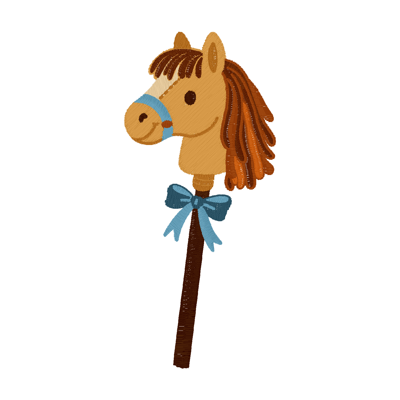 Hobby Horse digital stitch preview