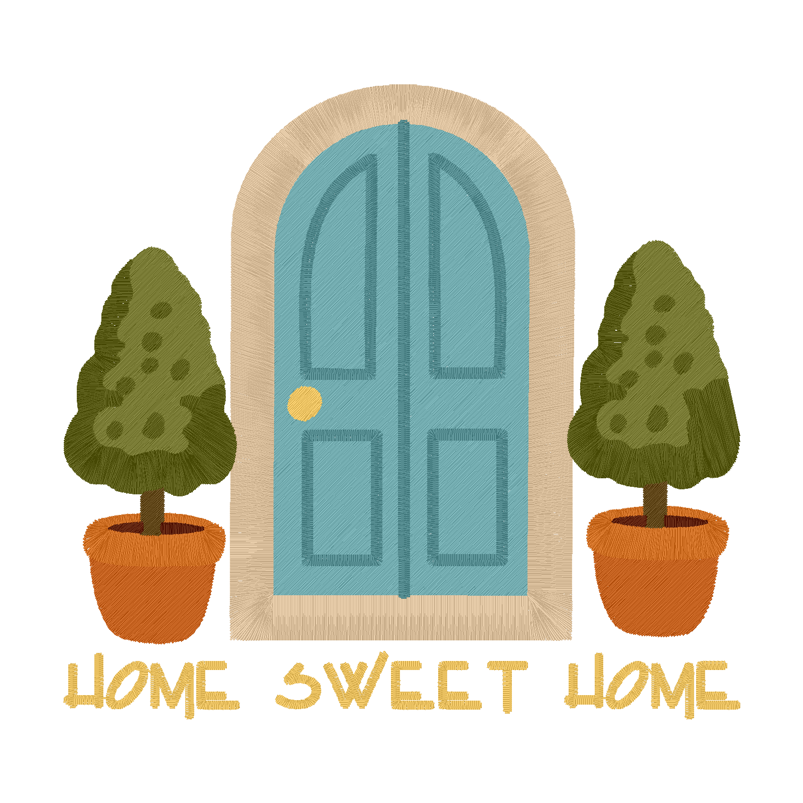 Home Sweet Home digital stitch preview