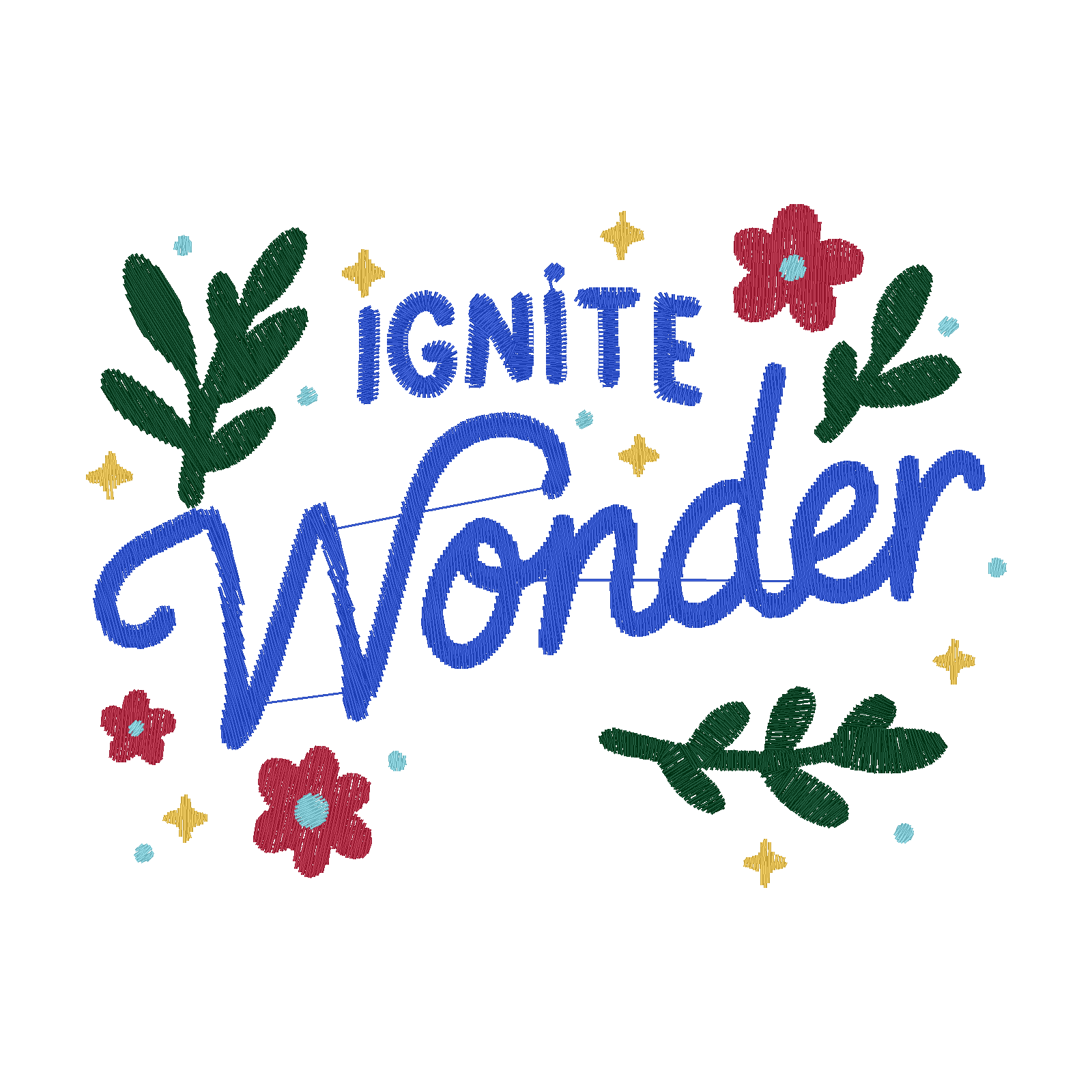 Ignite Wonder digital stitch preview