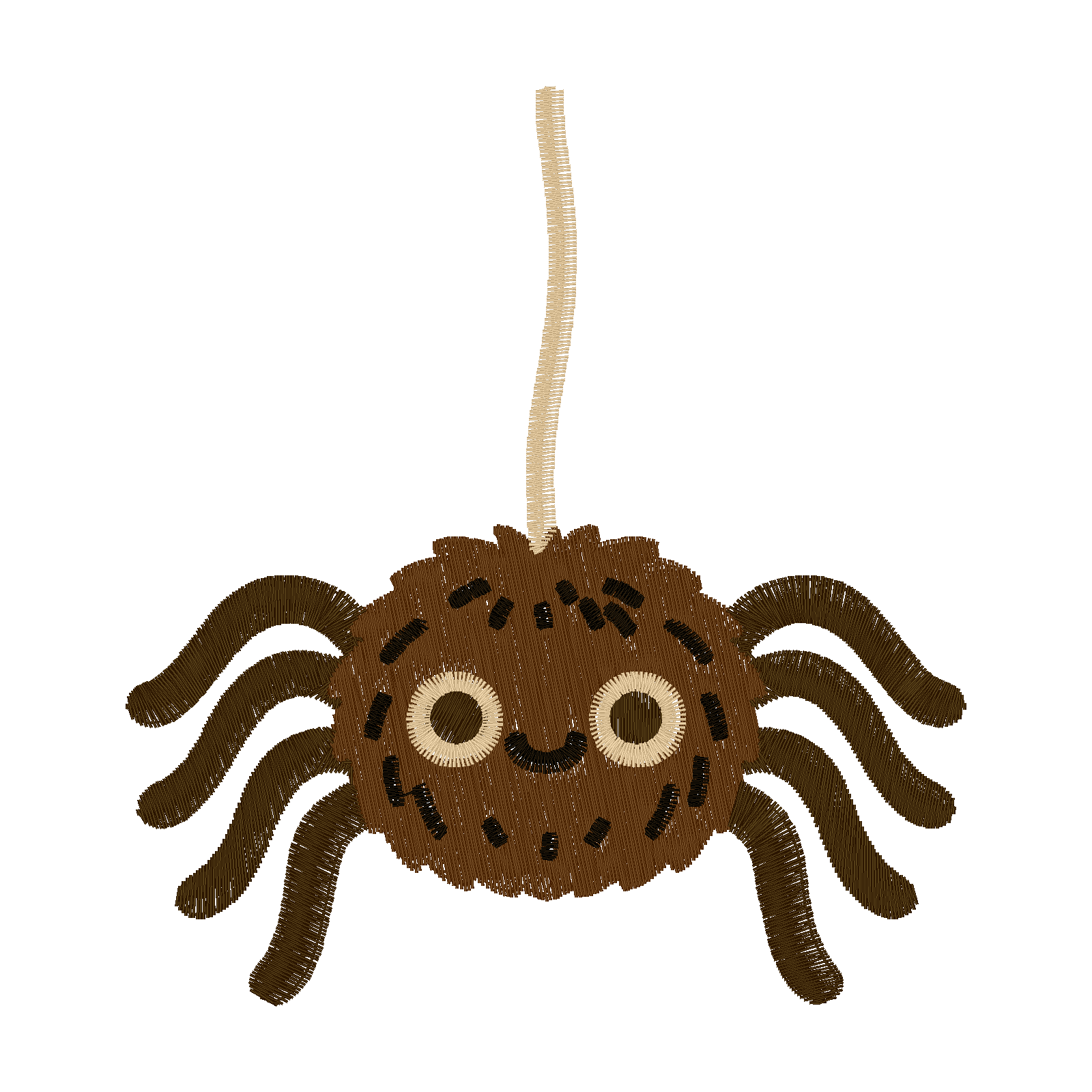 Itsy Bitsy Spider digital stitch preview