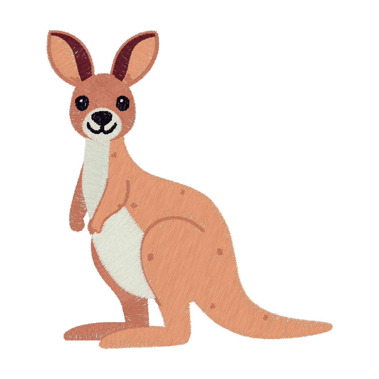 Kanga Cutie Kangaroo digital stitch preview