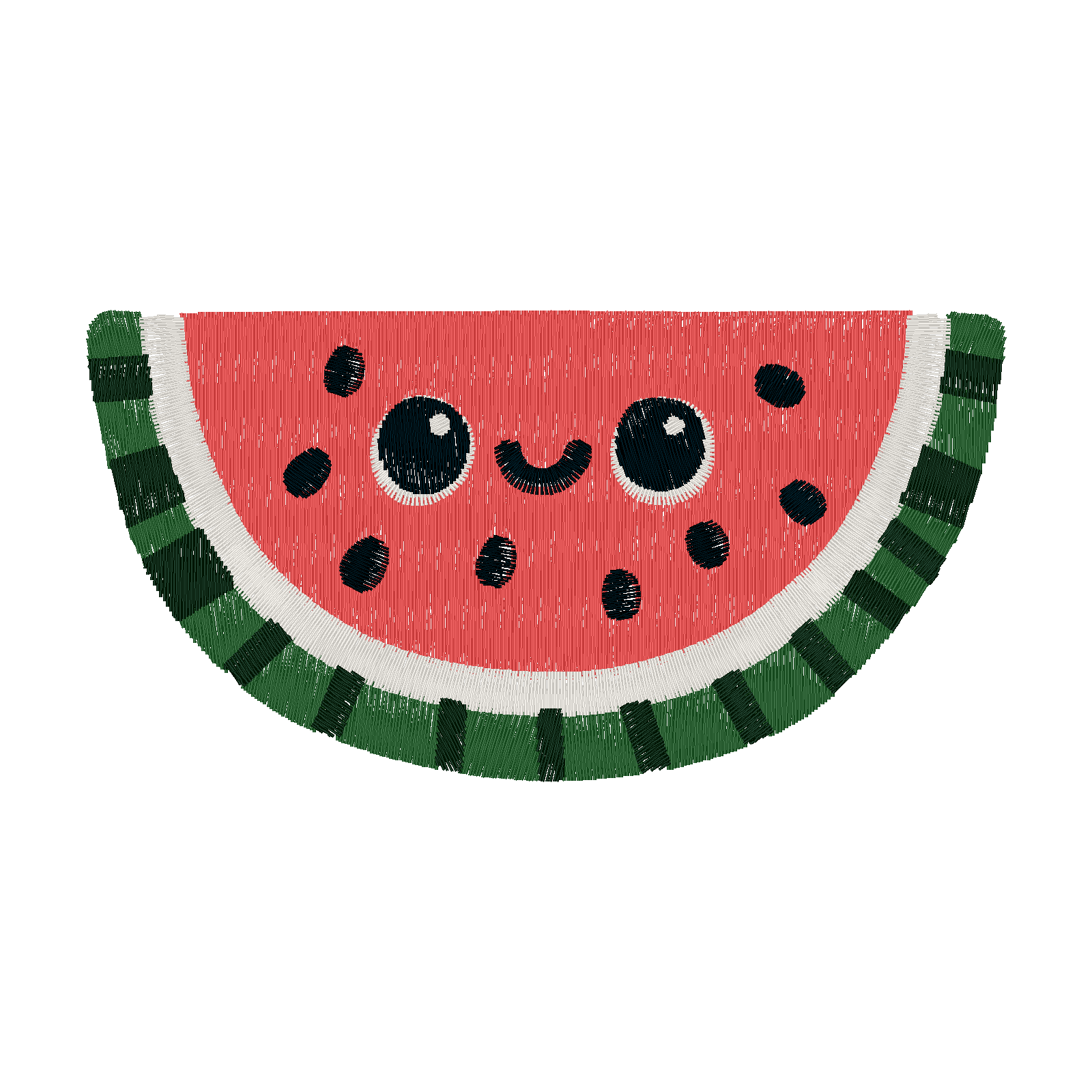 Kawaii Watermelon stitch preview
