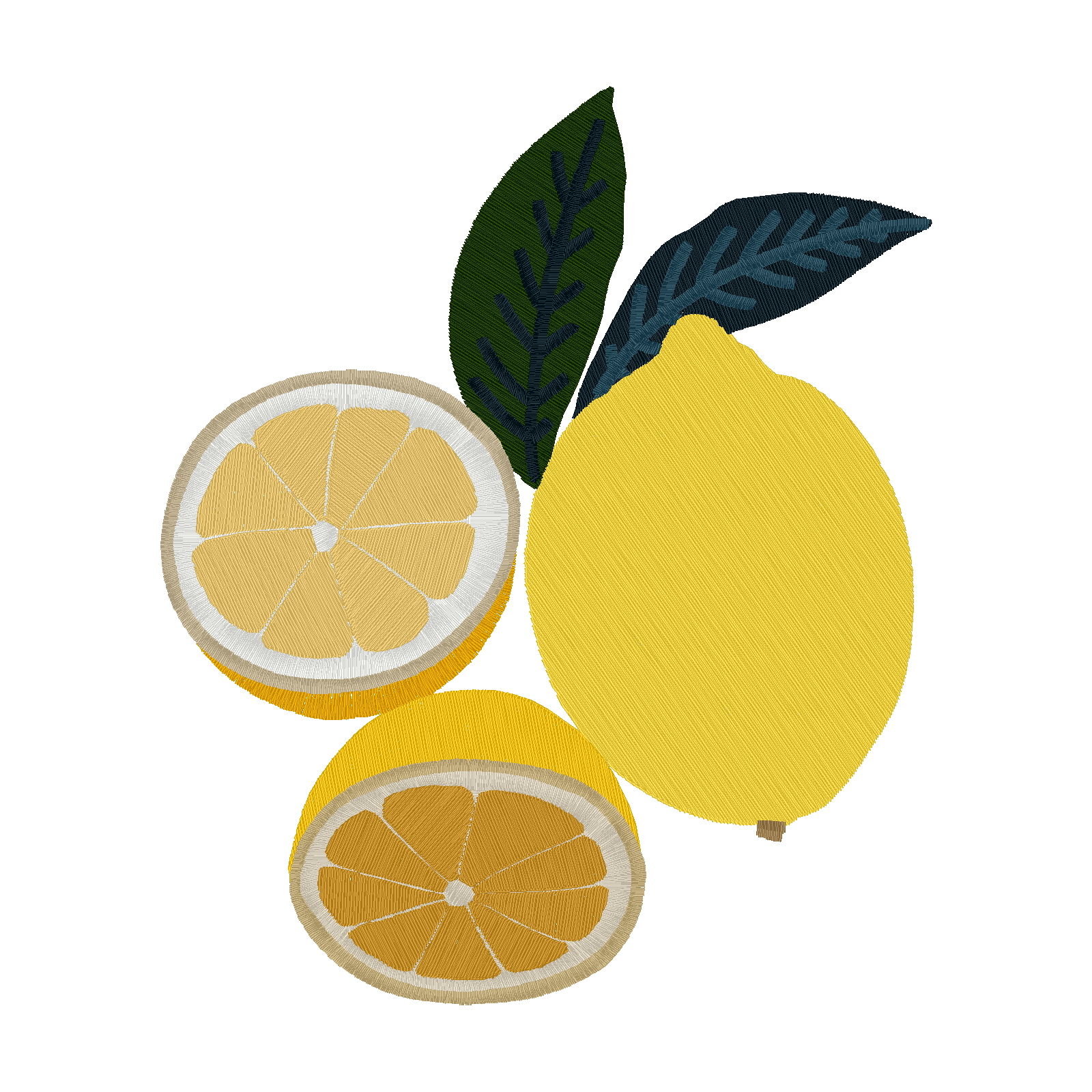 Lemon Cluster stitch preview