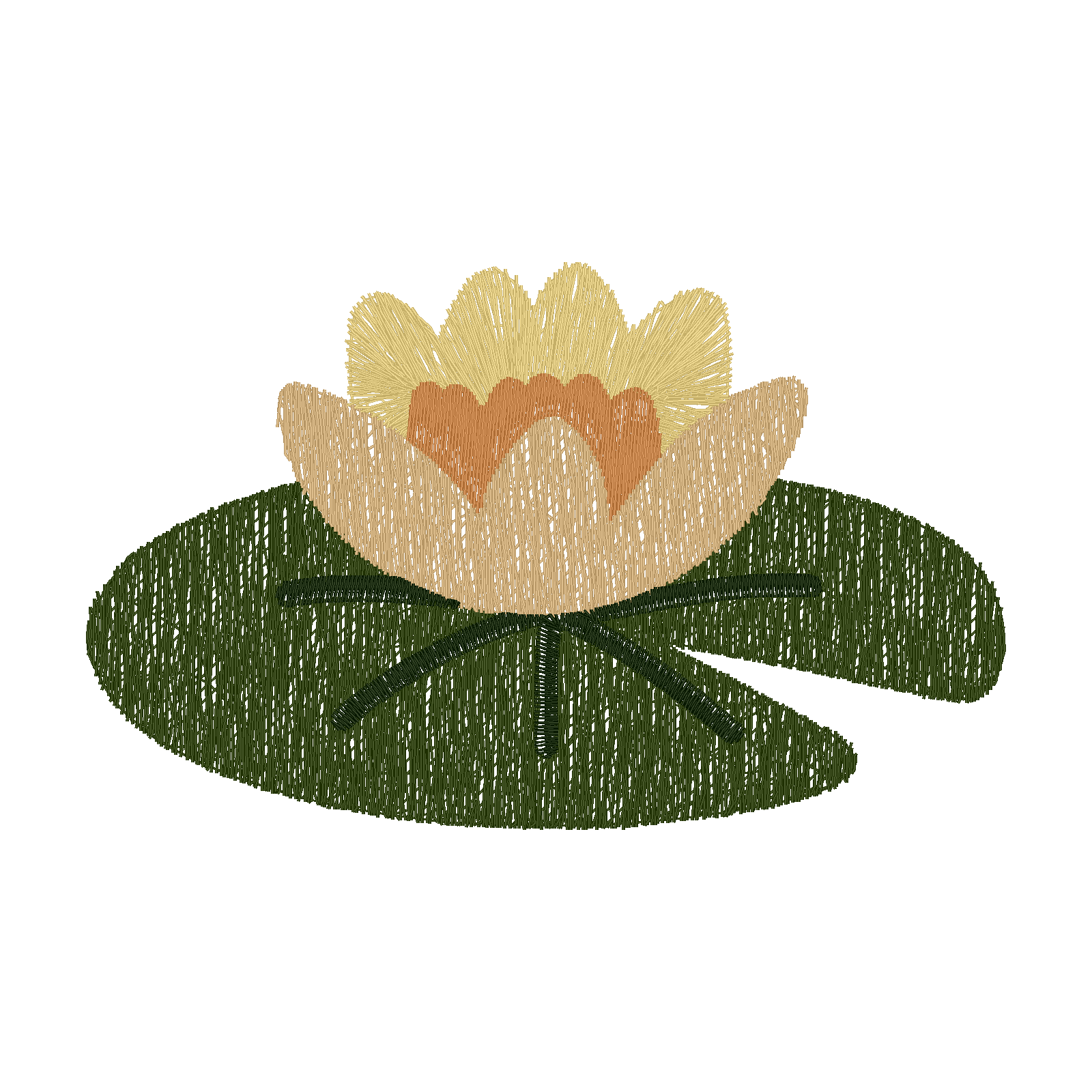 Lily Pad digital stitch preview