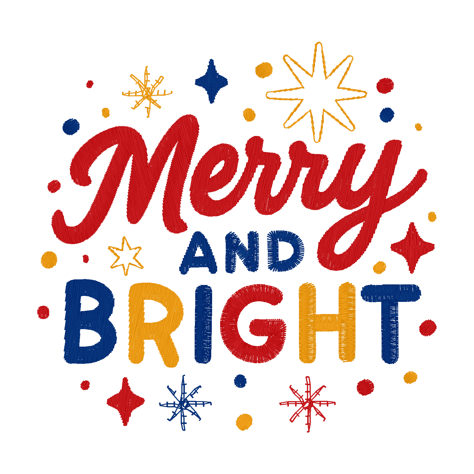Merry and Bright digital stitch preview