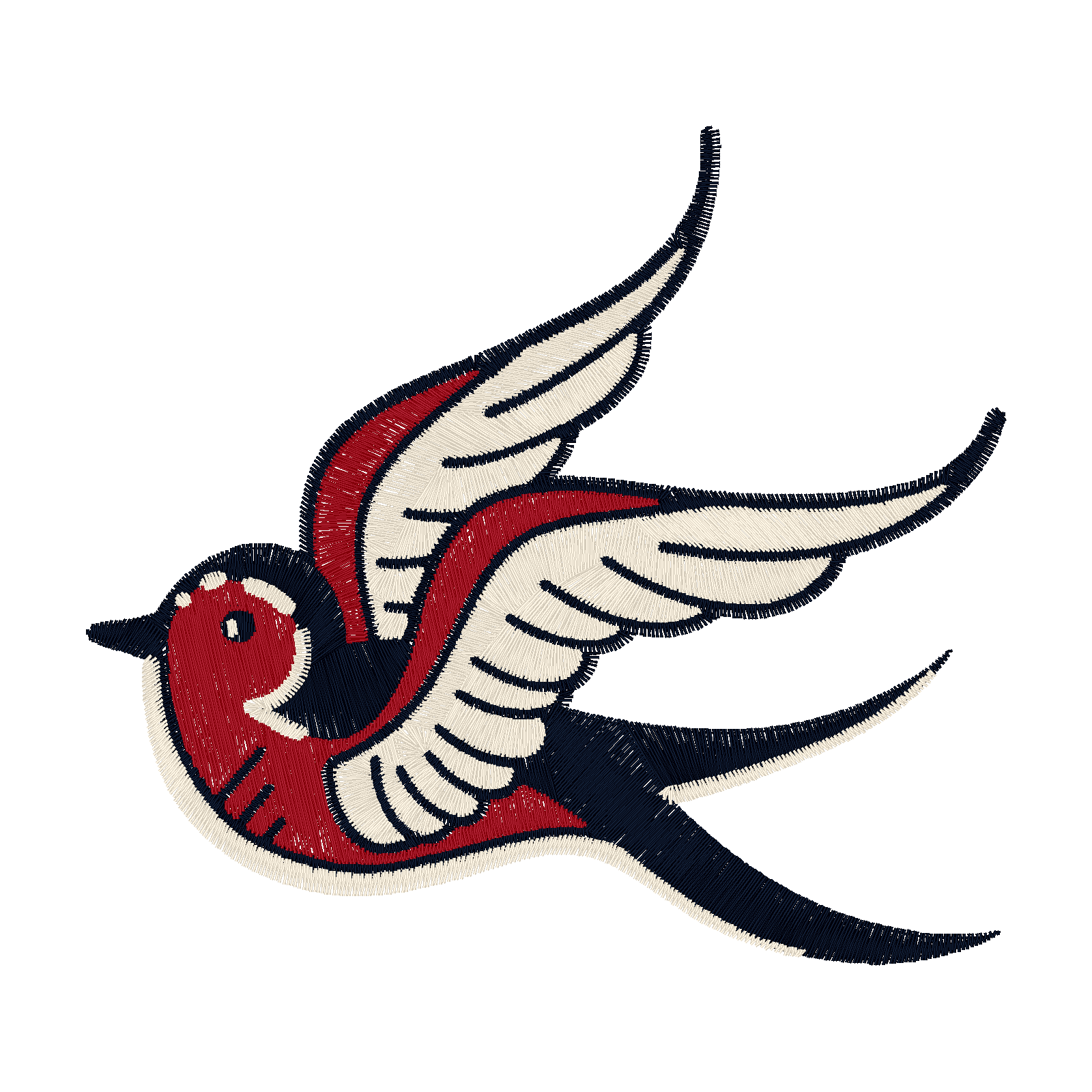 Modern Sparrow digital stitch preview