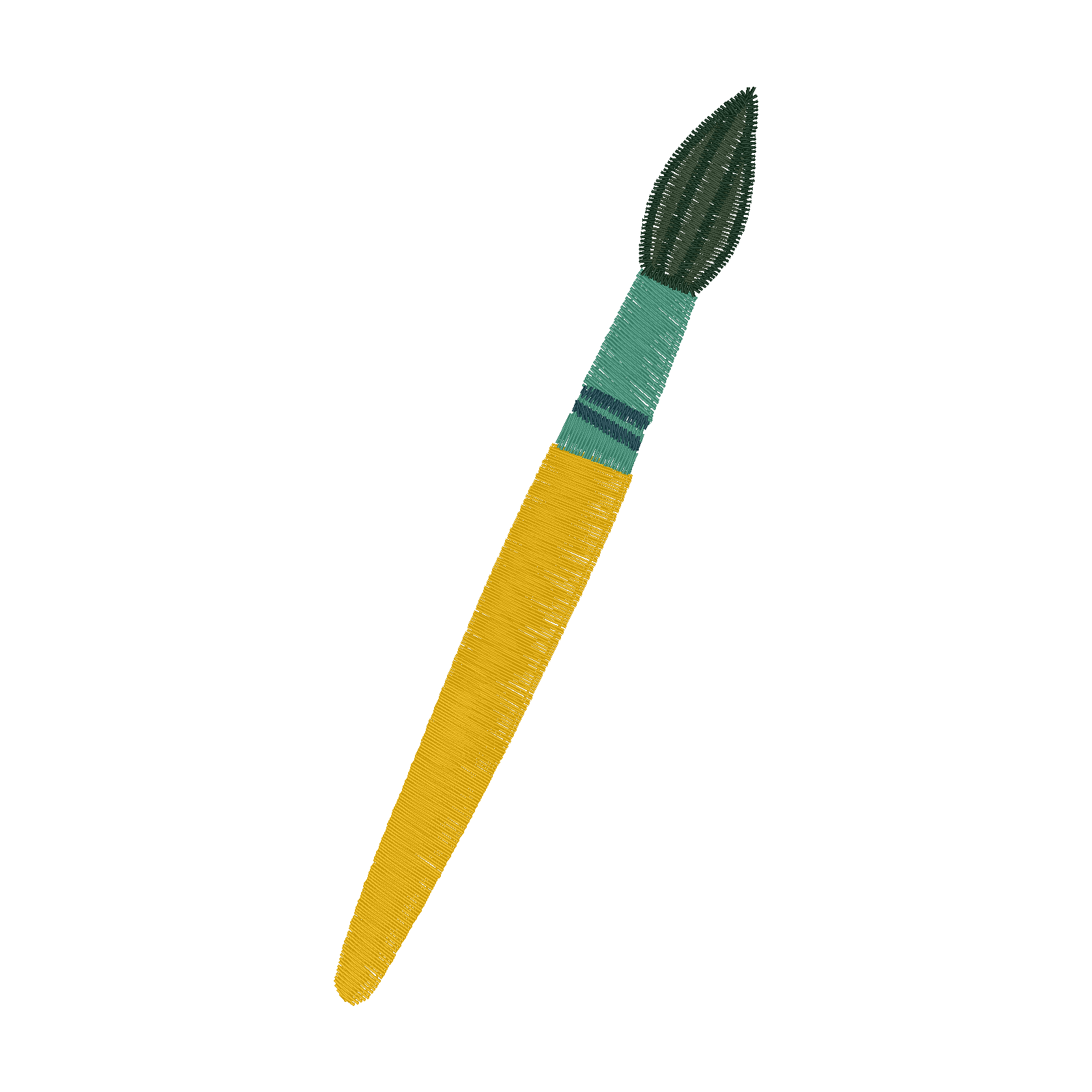 Paint Brush digital stitch preview