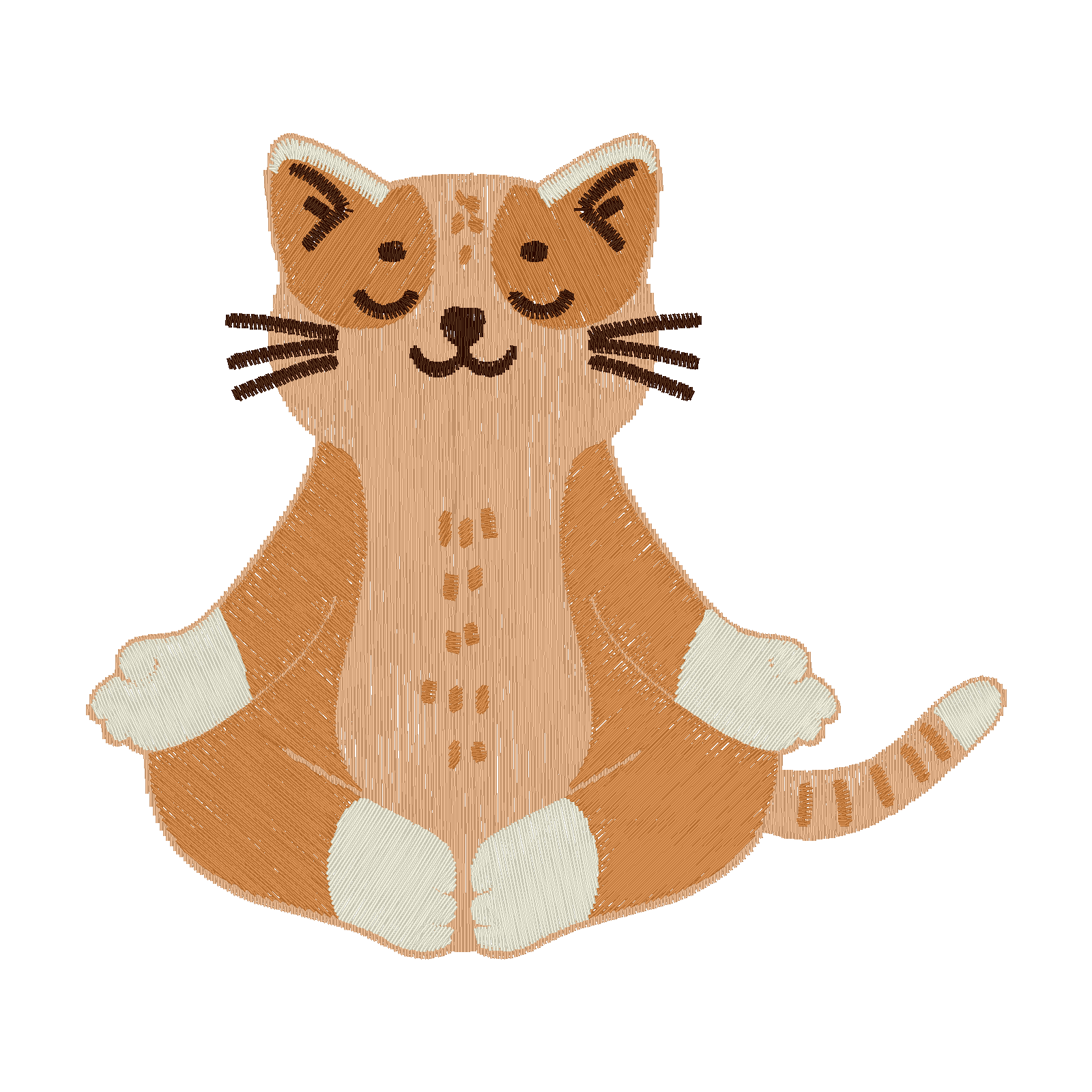 Paws & Reflect Kitty digital stitch preview