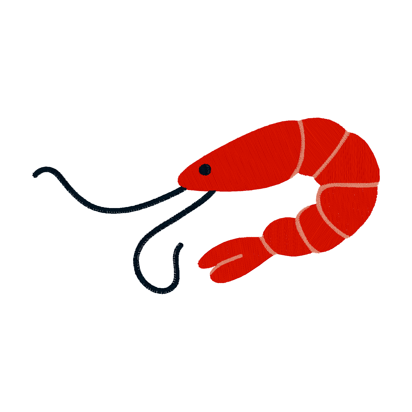 Prawn Star digital stitch preview