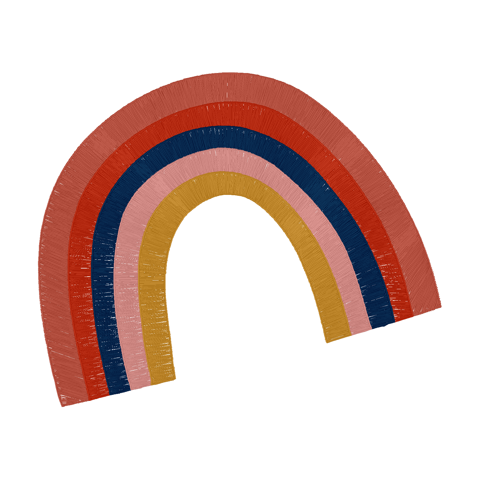 Rustic Rainbow digital stitch preview