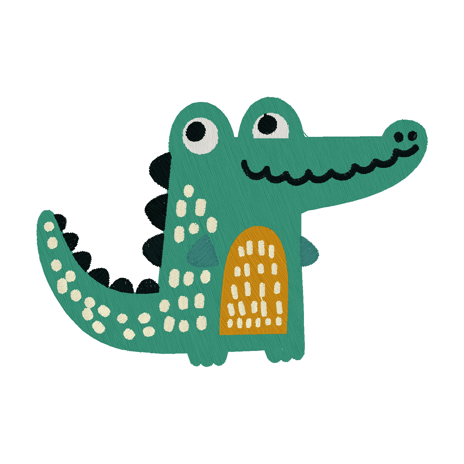 See You Later Alligator digital stitch preview