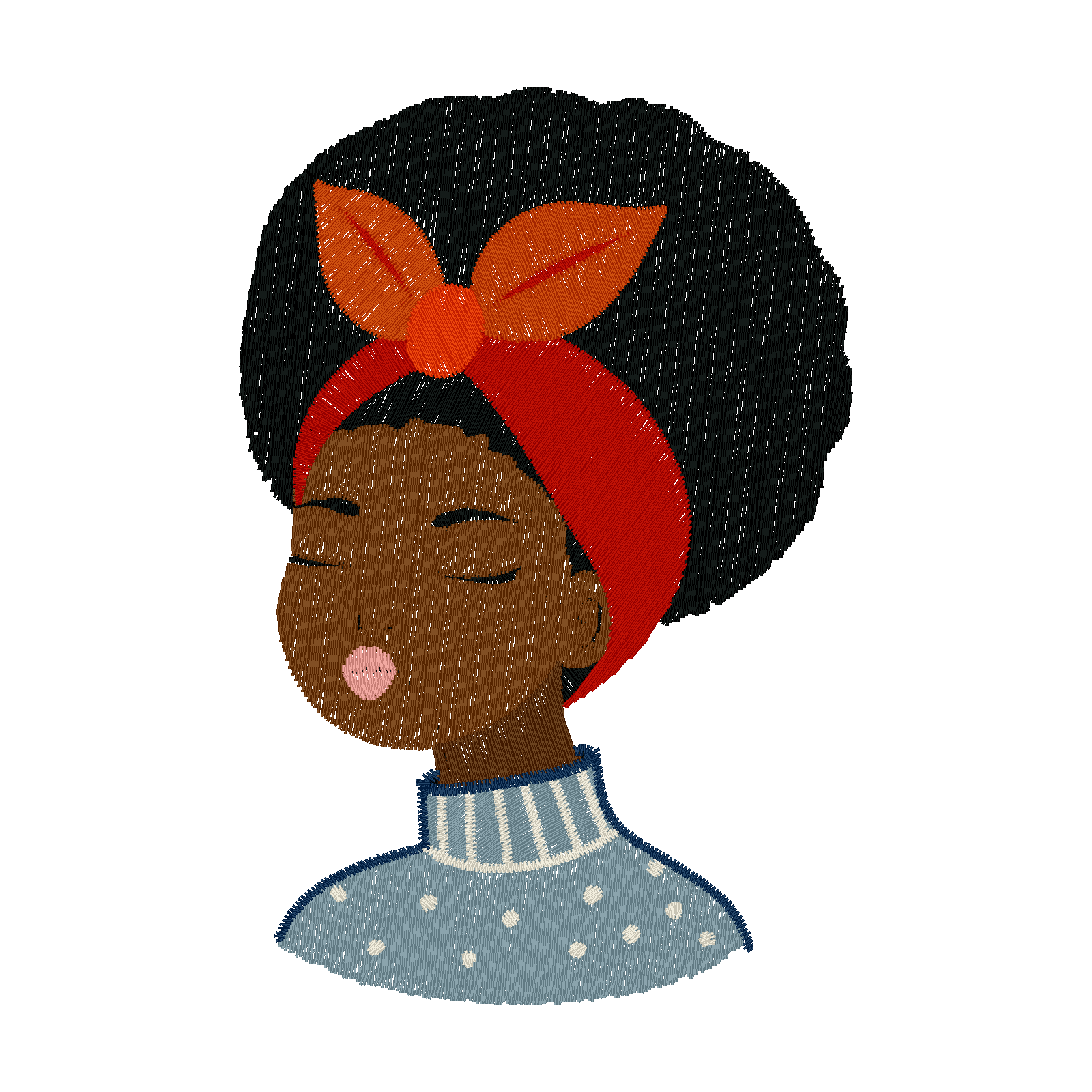 Serene Beauty digital stitch preview