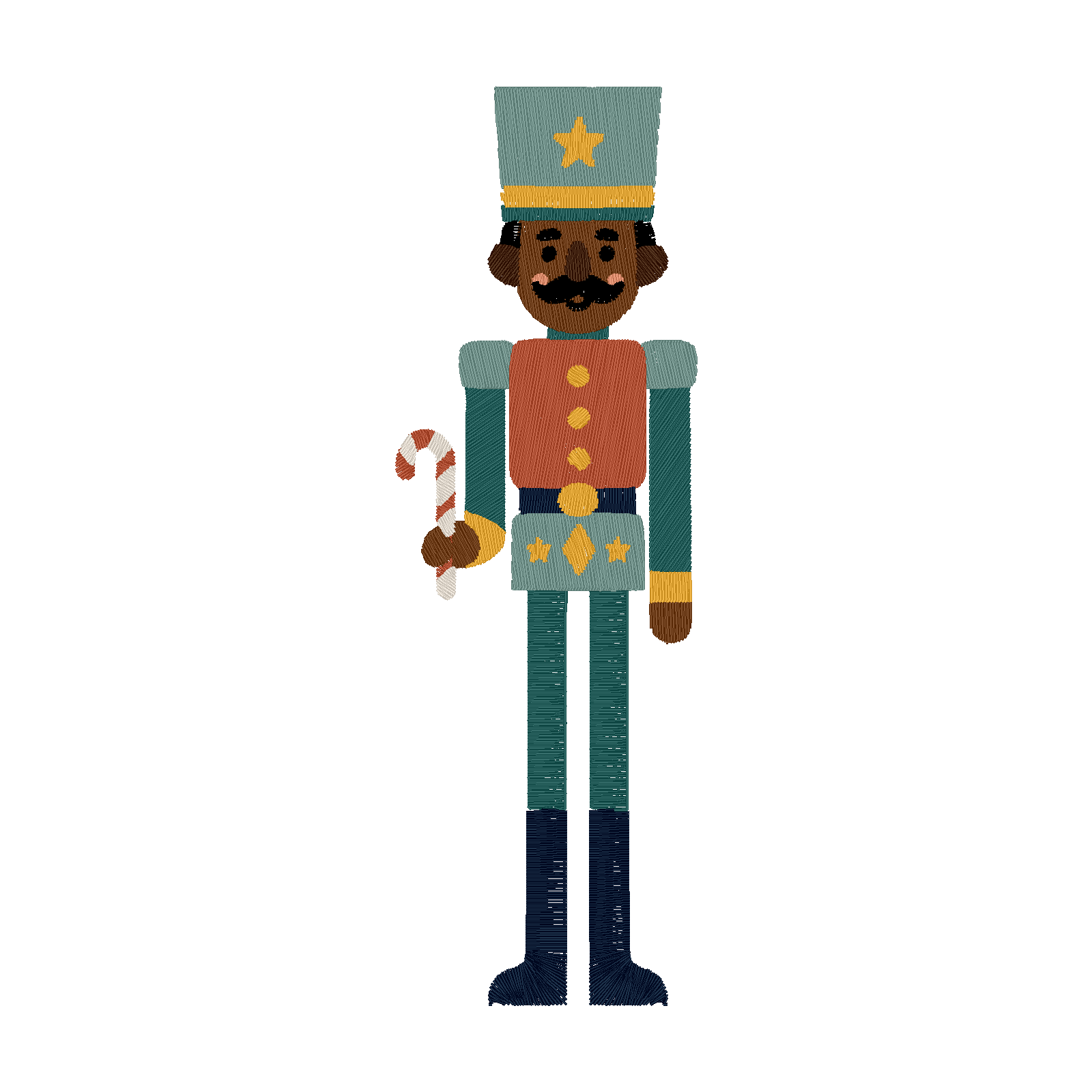 Toy Soldier digital stitch preview